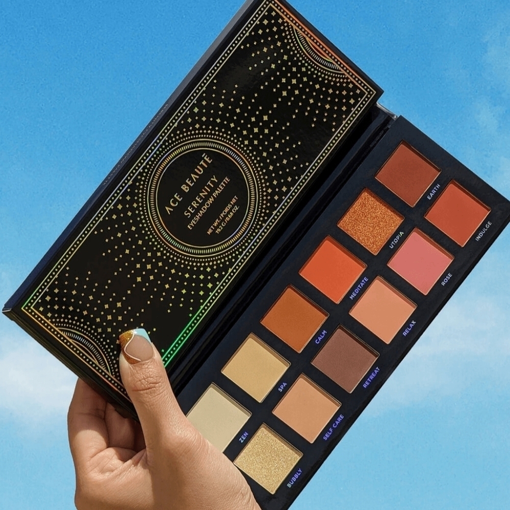 Ace Beaute Limited Edition Serenity Neutral Shades Eyeshadow Palette